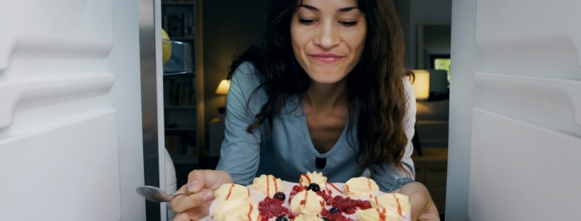 Placer le gâteau a frais