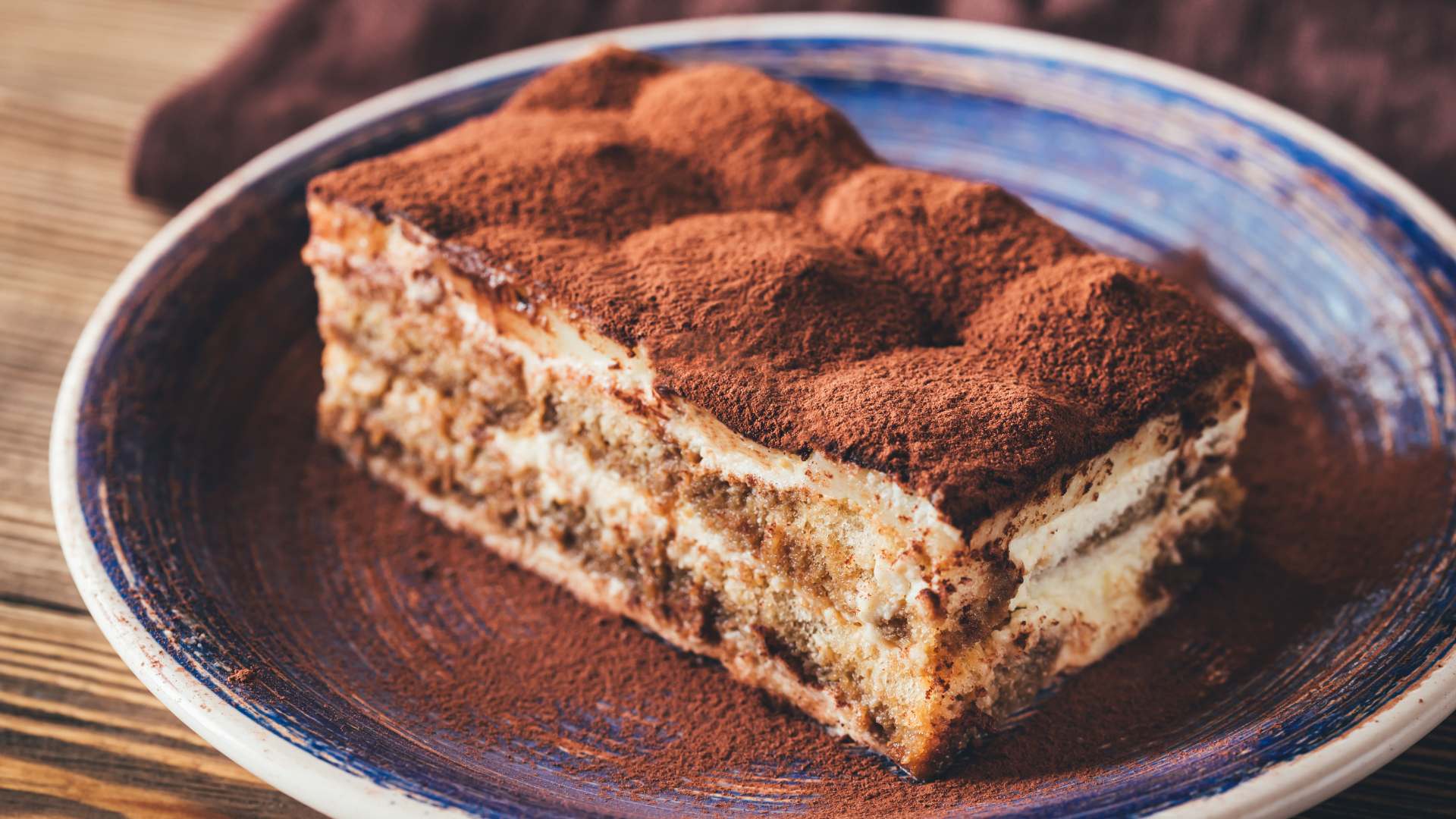 Assiette de tiramisu 